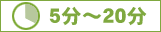 5分~20分